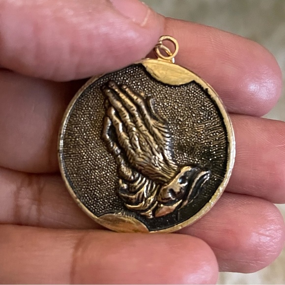 Religious Medallion and Cross Pendant Bundle - Picture 7 of 10